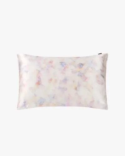 Povlak na polštář HEDVÁBÍ/HEDVÁBÍ 50x75cm - Doplňky: Povlaky na polštář, Barva: Pink-Purple Watercolor