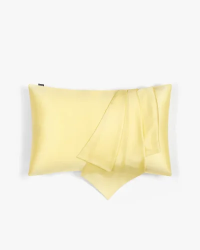 Povlak na polštář HEDVÁBÍ/HEDVÁBÍ 51x66cm pro IKEA polštář - Doplňky: Povlaky na polštář, Barva: Žlutá